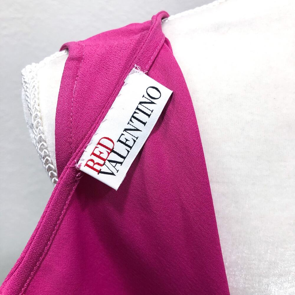 Red Valentino Pink Peplum Crinoline Blouse - Picture 6 of 14
